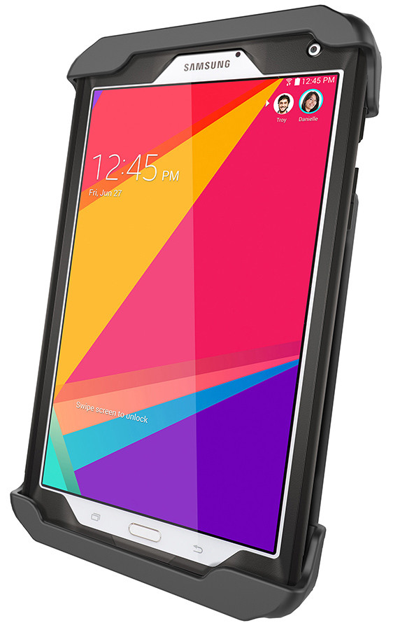 RAM Flat Surface Mount - Samsung Galaxy Tab A9, Tab 4 8.0, Tab A11, Use w/Case