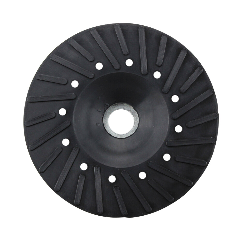 5" x 5/8"-11 Resin Fiber Disc Backing Pad with Lock Nut for Angle Grinder