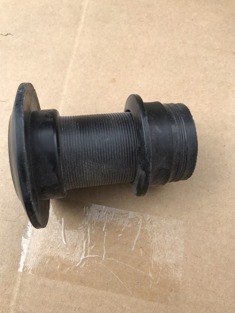 Black Recessed Flapper Push-together Scupper