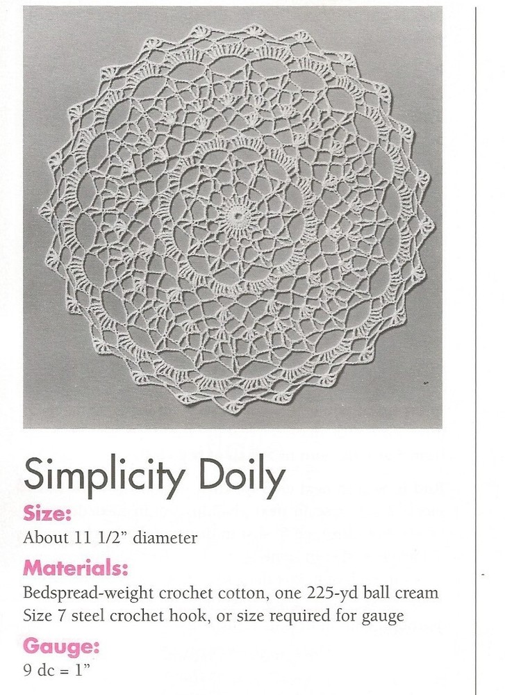 Complete Guide to Thread Crochet Patterns Snowflake Ornament Tablecloth K26