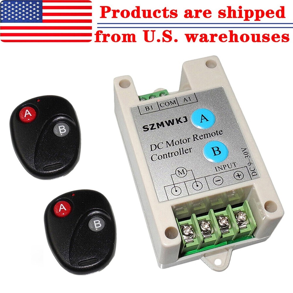 Wireless DC Motor Linear Actuator Controller 9-30V Forward Reverse Control Kits