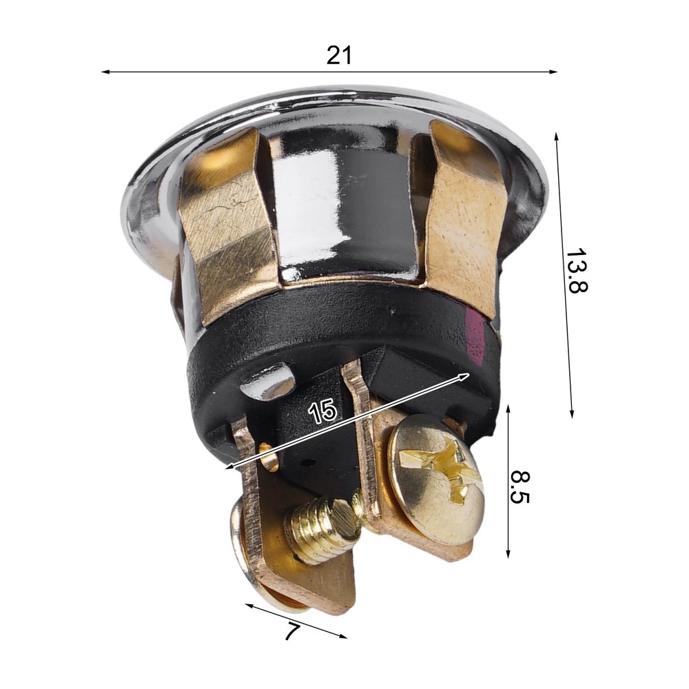 2 Pack Doorbell Button with Cool White Light for Simple Installation and Use