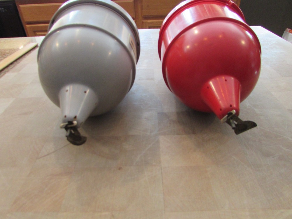 Vintage Red Comet Automatic Safety Spray Fire Control System 2 PCS. EMPTY