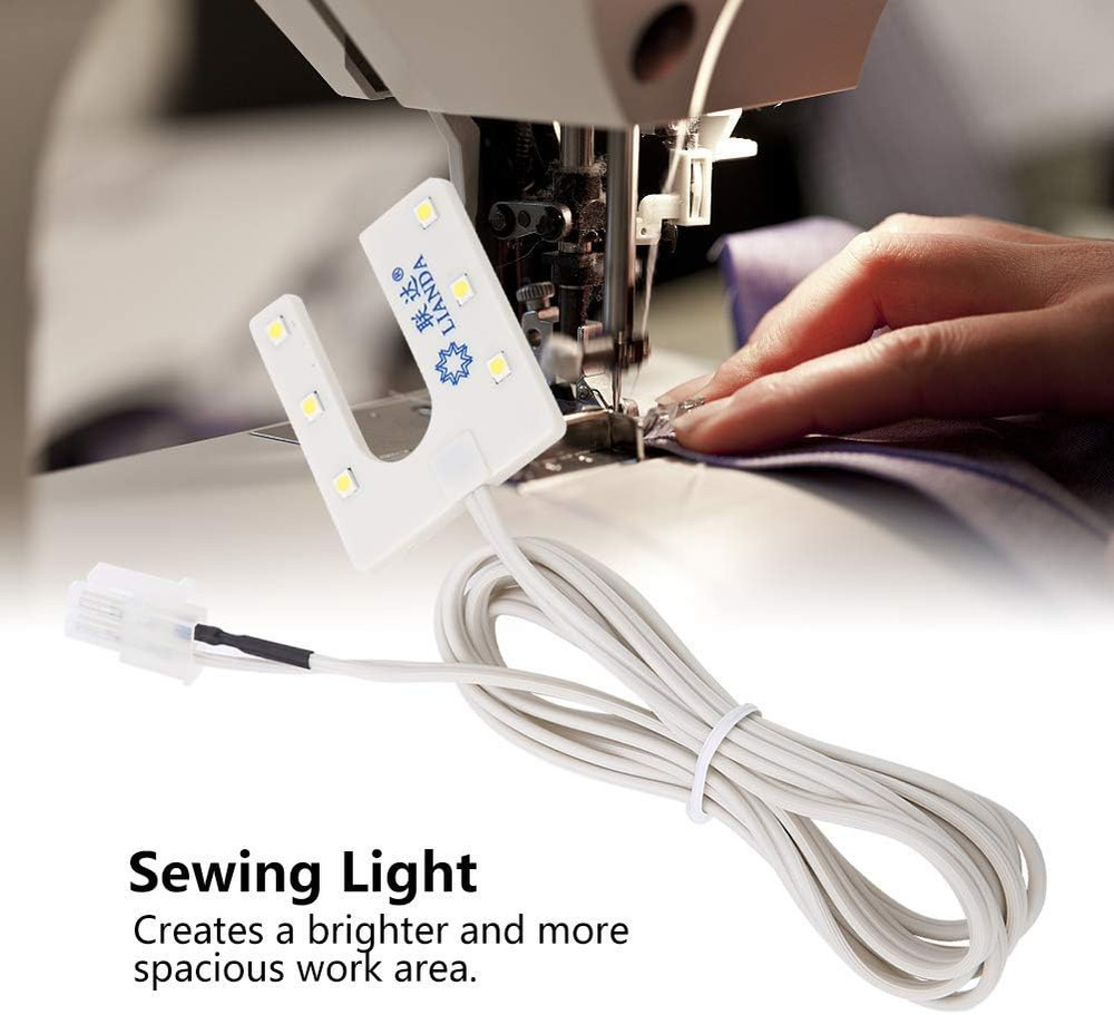 Sewing Machine LED Light, 0.3W 5V 6-LED Sewing Machine Accessory LED Working ...
