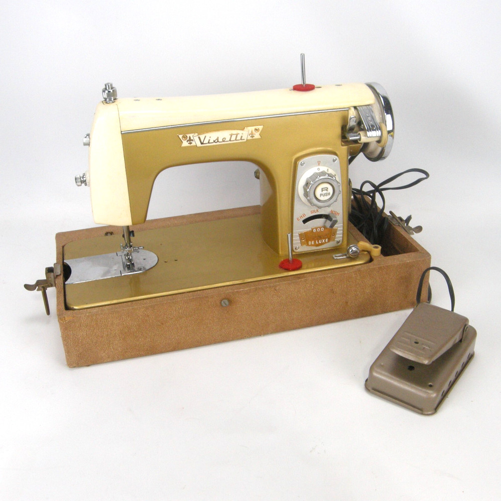 Visetti 600 Precision Push Button De Luxe Sewing Machine Pedal Case