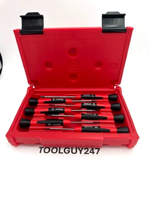 SNAP ON TOOLS NEW 7 Piece Combo Tip Electronic Mini Screwdriver Set SGDE70ESD