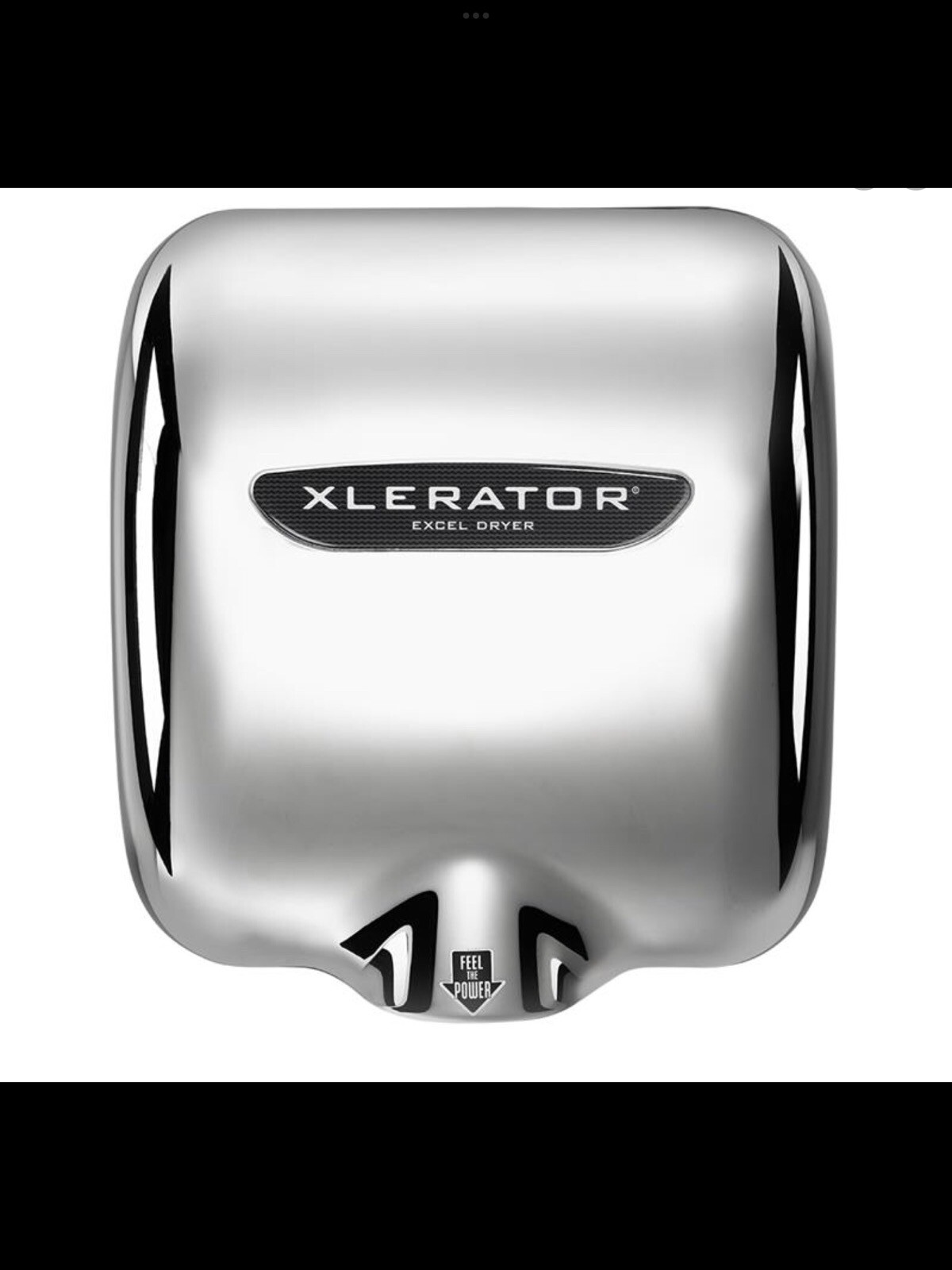 XLERATOR CHROME HAND DRYER XL-C NO TOUCH WALL MOUNT BATHROOM EXCEL XL SB METAL