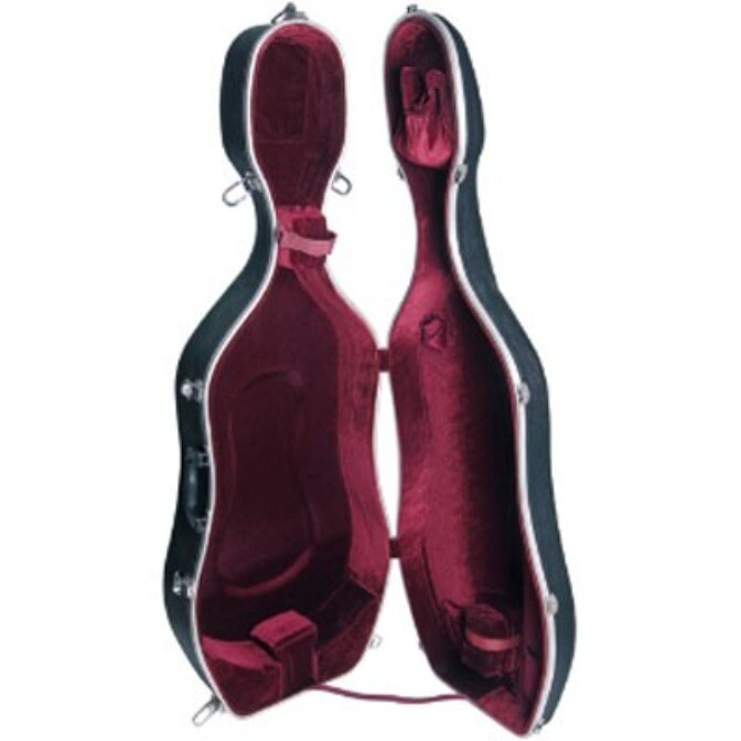 METMUSIC ABS CELLO CASE, 3/4