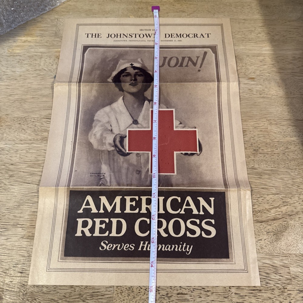 Join The American Red Cross Newspaper Insert 1926