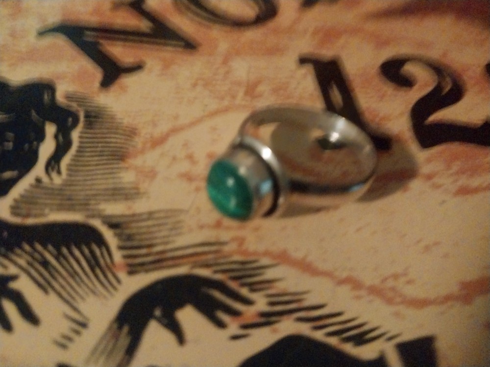 Financial Prosperity Spell Malachite Ring - Powerful Magic Ring