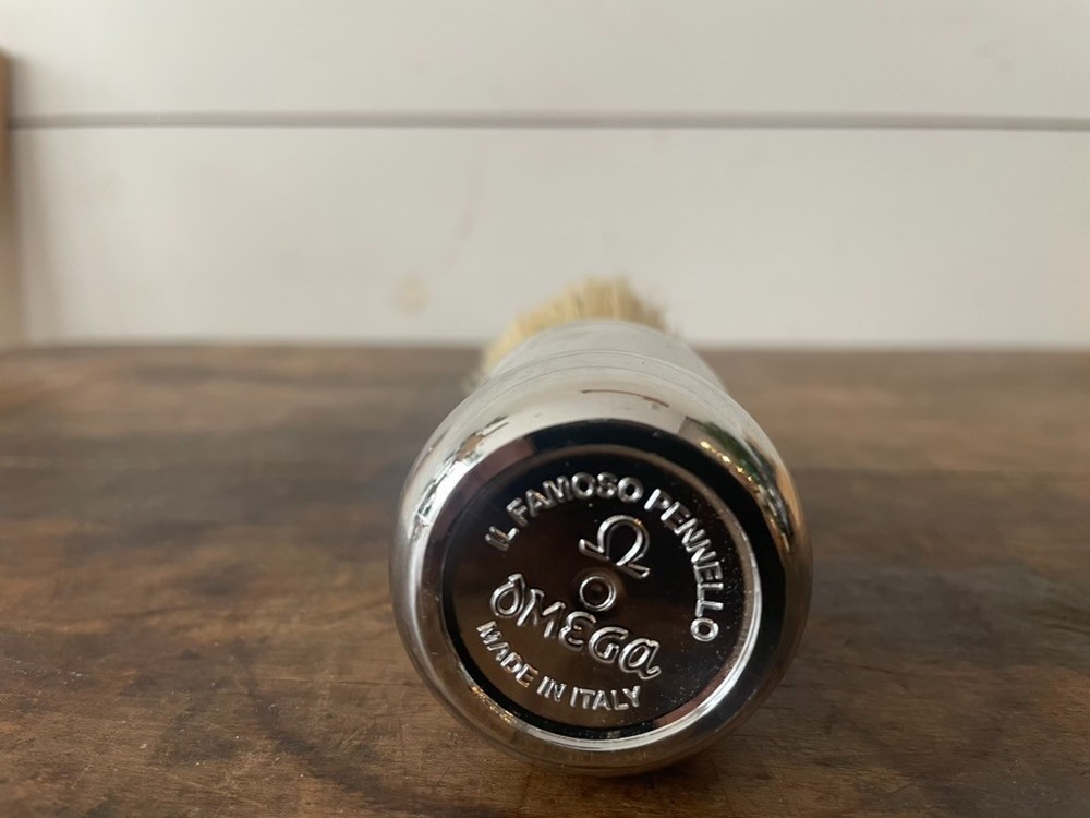 Chrome Plastic Boar Shave Brush by Proraso