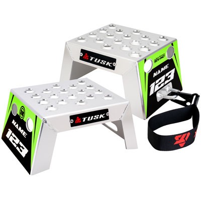 Tusk Moto Starting Blocks - Rev Green 4"