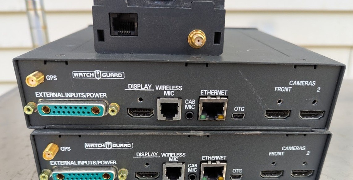 Watch Guard 4RE HD DVR, (2) Panoramic Cameras Microphone