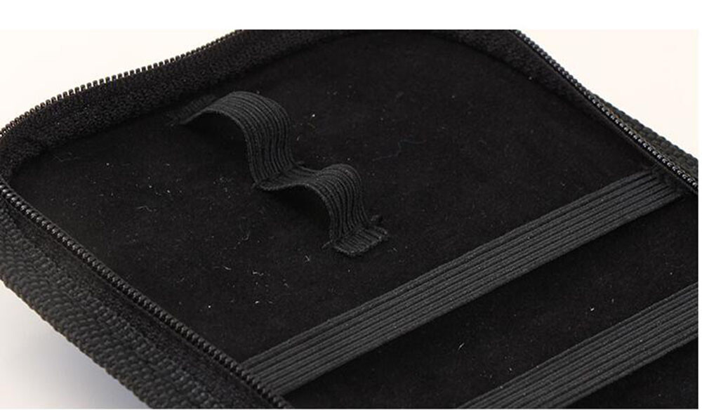 Black Mini Sewing Kit Case Set Portable Thread Threader Needle Kit New