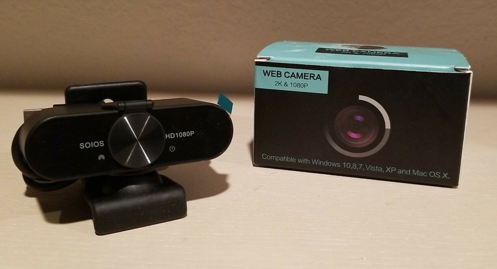 2k & 1080P Webcam, Flex Clip, For Win/Mac