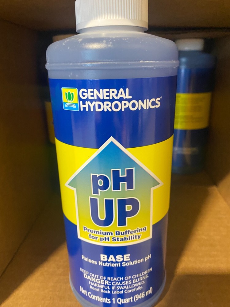 General Hydroponics pH Up 32 oz / 1 Quart -buffer gh adjuster hydroponic