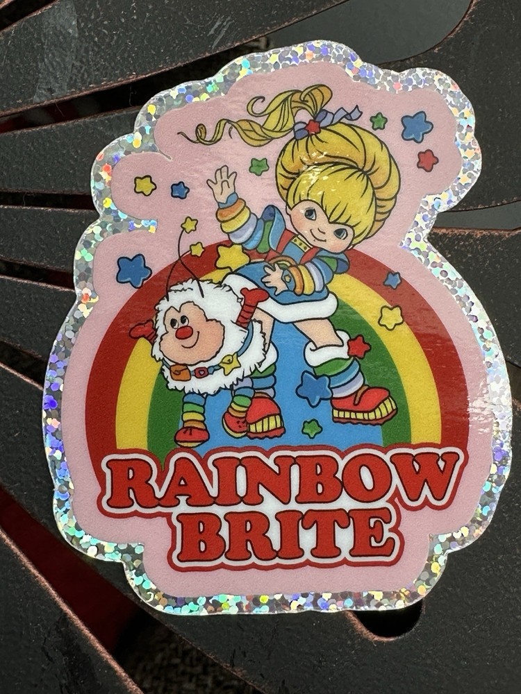 Rainbow Brite 80s sticker nostalgic retro decal