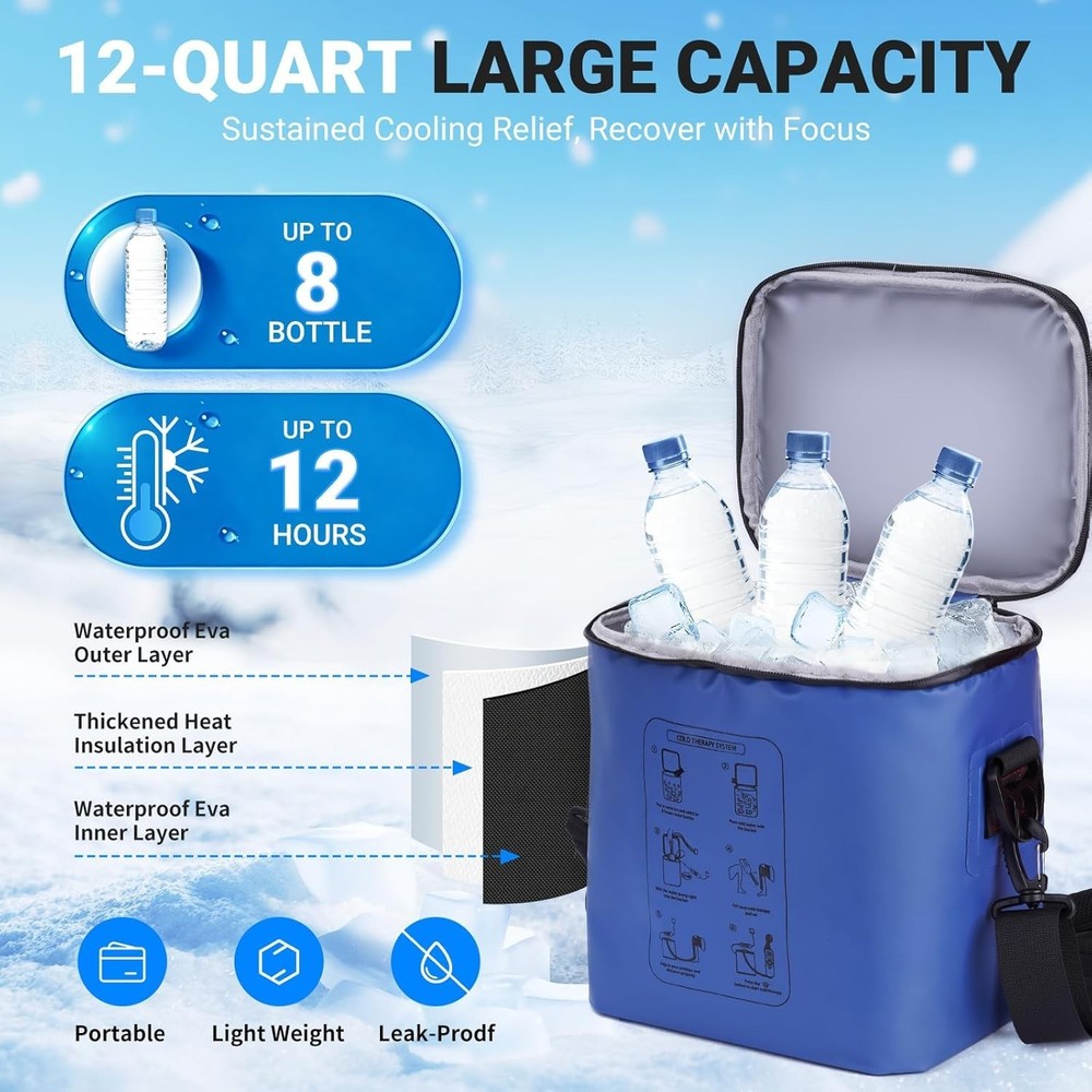 Cold Therapy Machine - Programmable Ice Machine for Knee After Surgery Portable