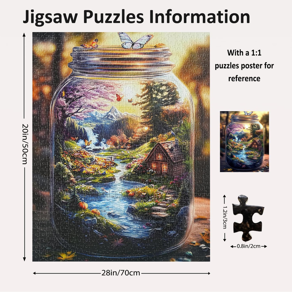 Jigsaw Puzzles for Adults 1000 Pieces Impossible Hard Difficult Challenging Puzz
