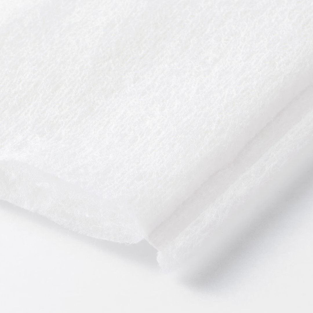 MUJI Soft Cut Cotton Pads 189pcs - 60x50mm Facial Squares - Made in Japan New