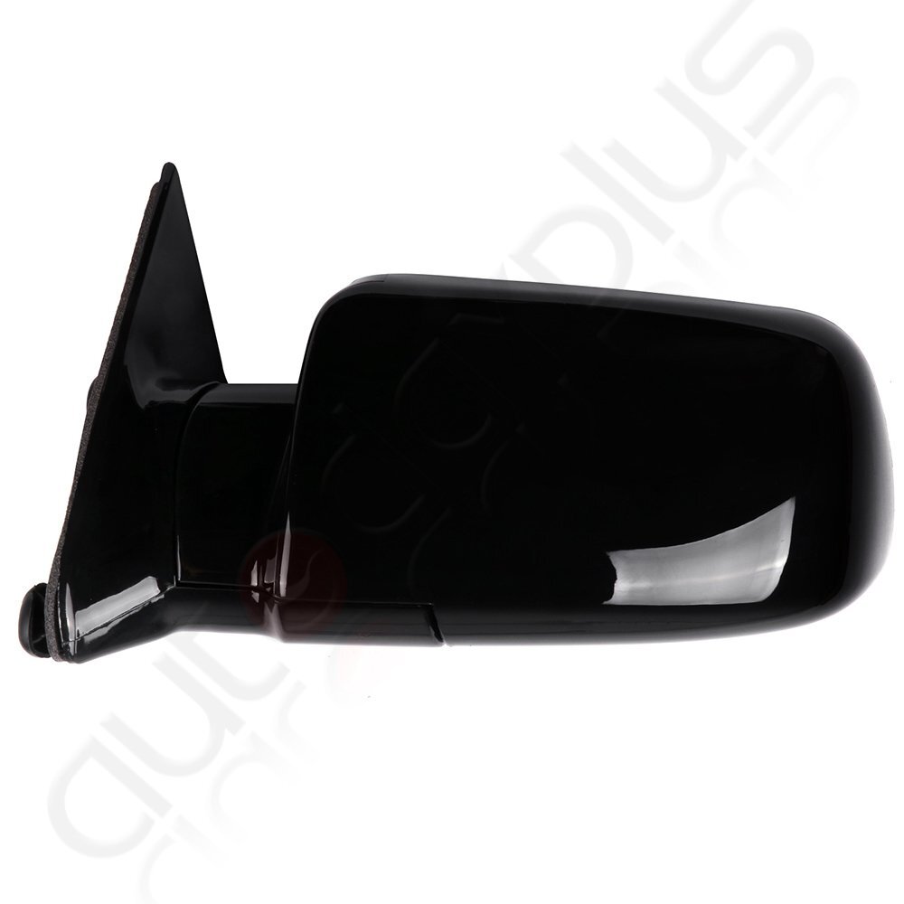 Side View Manual Fold Mirrors Pair For 1988-1998 GMC Chevy Pickup Truck Black