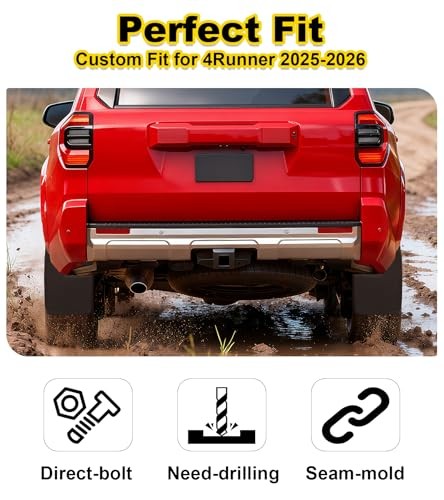 Mud Flaps for 2025 Toyota 4Runner 2026 Mudflaps Splash Guards Front Rear Normal