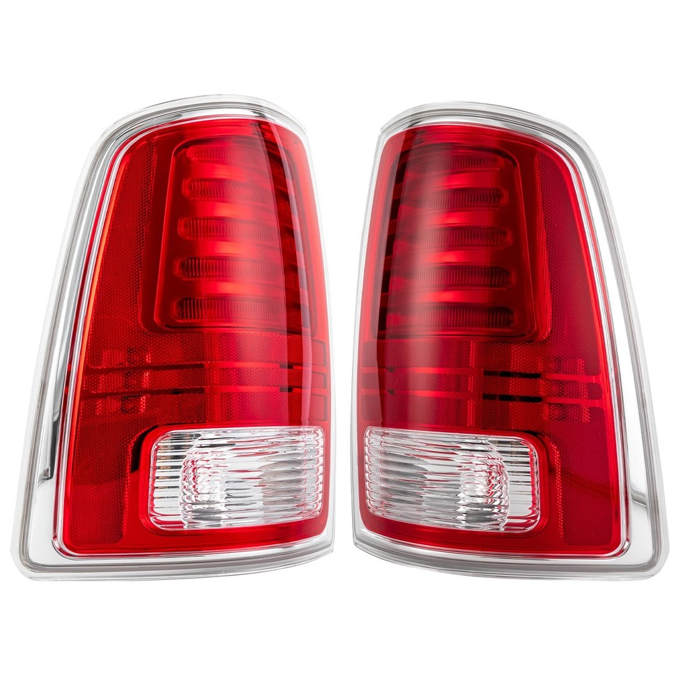 Halogen Tail Light Assembly Driver Passenger for 2013-2018 1500 2500 3500 Pair