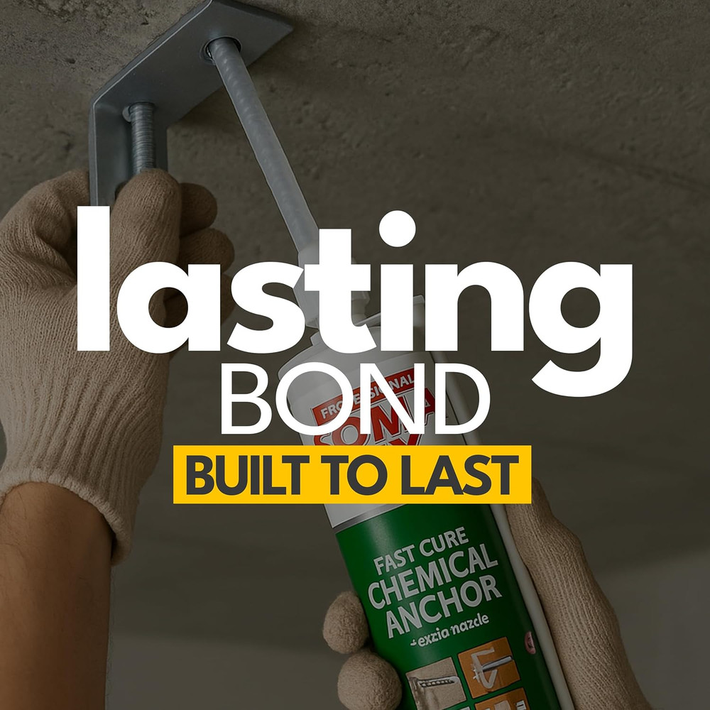 Construction Adhesive Fast Curing Anchoring Concrete Brick Stone Fasteners Gray