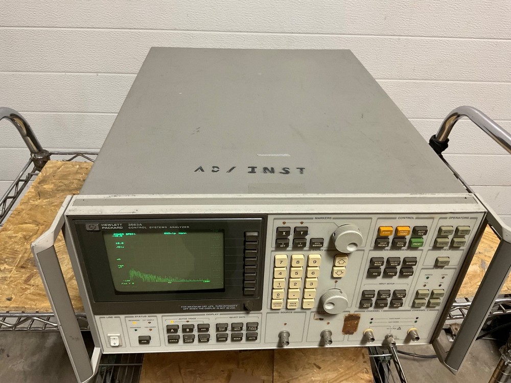 Agilent Hewlett Packard HP 3563A Control System Analyzer