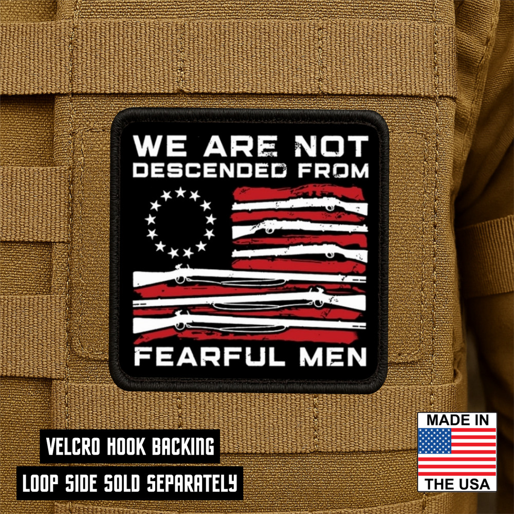 2A Militia, Patriotic Morale Patch - 3" x 3" Hook & Loop Plate Carrier Patch