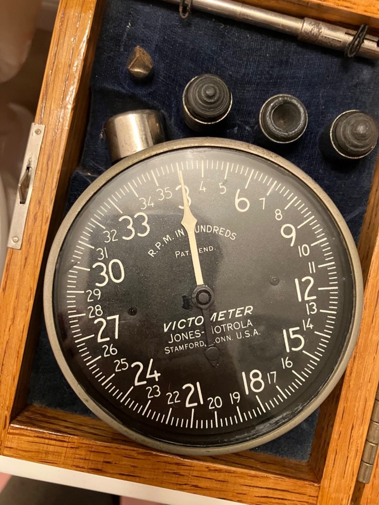 Victometer Tachometer Centrifugar Type B USNAVY