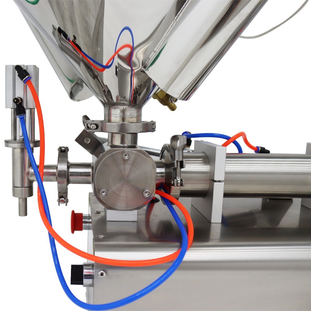 30-300ml Paste Liquid Filling Machine with Heating,Mixing Function Horizontal