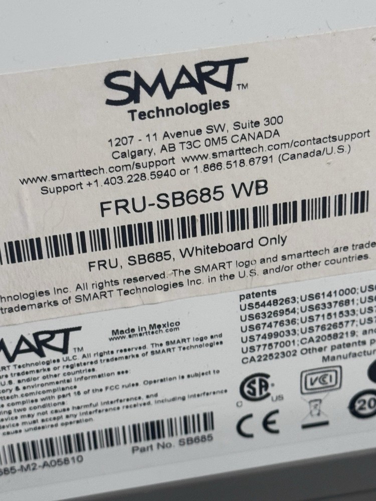 SMART Board SB685 Interactive whiteboard system