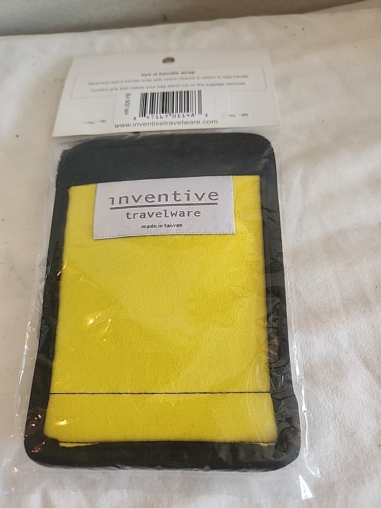 Inventive Travelware Yellow Handle Wrap And Lock