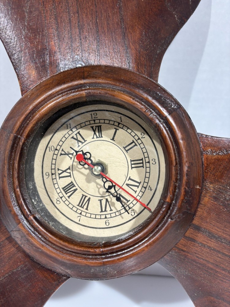 Ship’s Propeller Clock Nautical Vintage Working