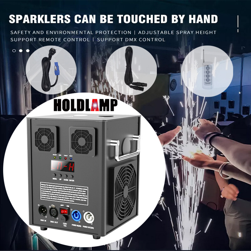 1/2/4Pcs 700W Cold Spark Machine Firework Special Stage Effect Flame Effect DMX