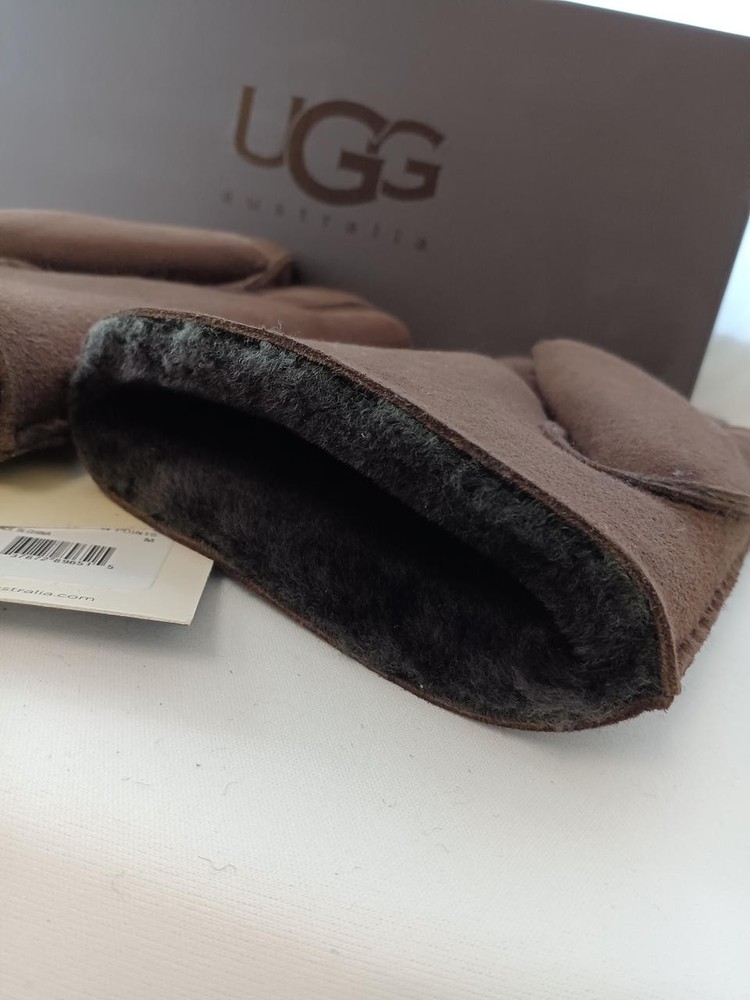 Shearling Gloves With Ugg Tag