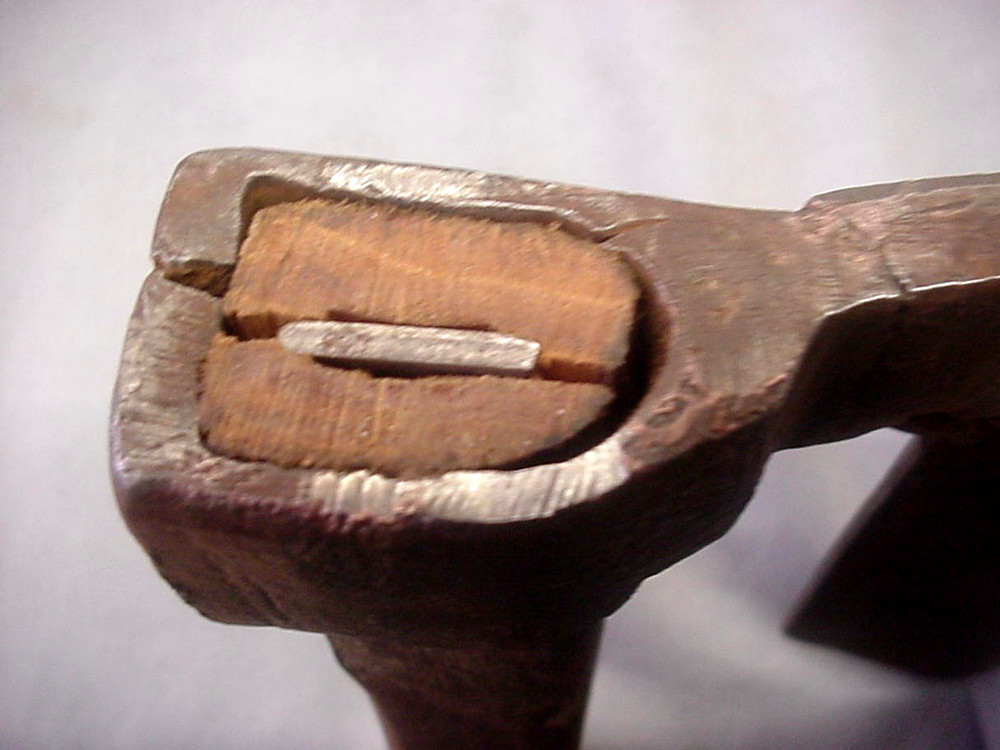 Antique Goosewing Broad Hewing Axe Blacksmith Made