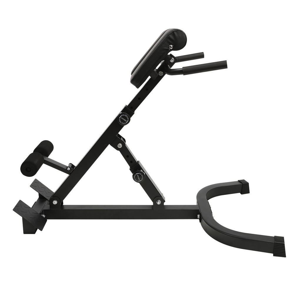 w/ Angle Height Adjust Roman Chair Back Extension Machine Multi-Functional Bench