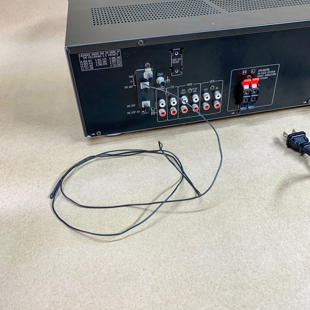 Technics SA-EX100 AV Control Stereo Receiver Amplifier Bundle with Remote Works