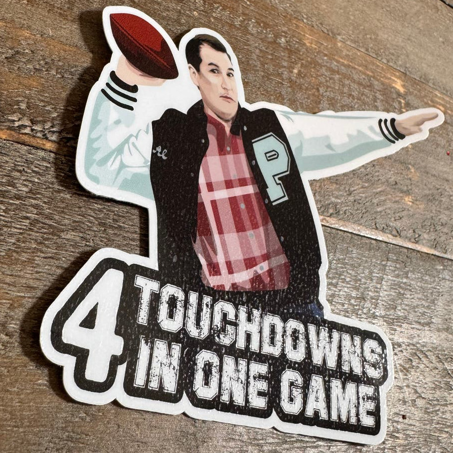 Al Bundy "Four Touchdowns" Vinyl Sticker