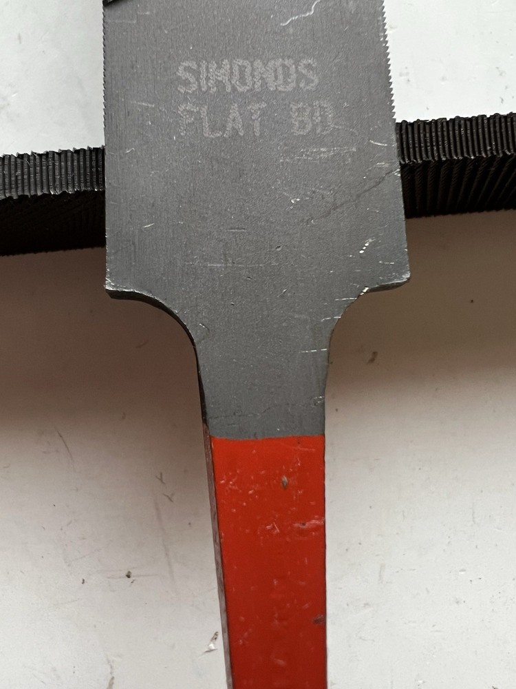 Simonds 10” Flat Bastard File Maxi-Sharp Double Cut Rectangle 78234100 New (2)
