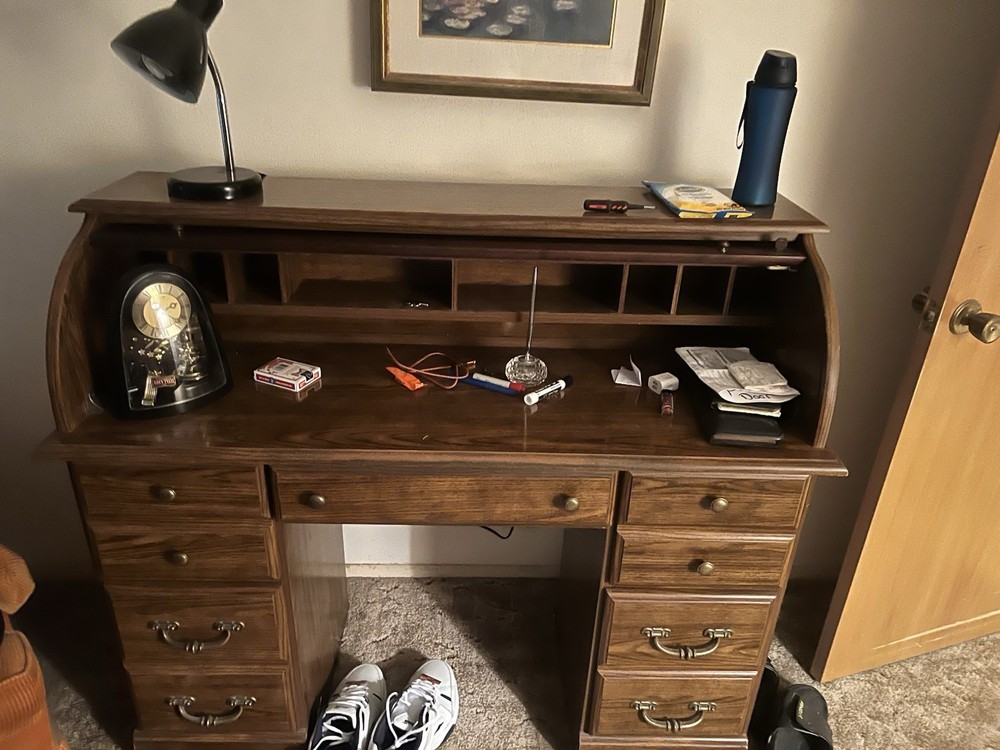 Vintage Roll Top Desk