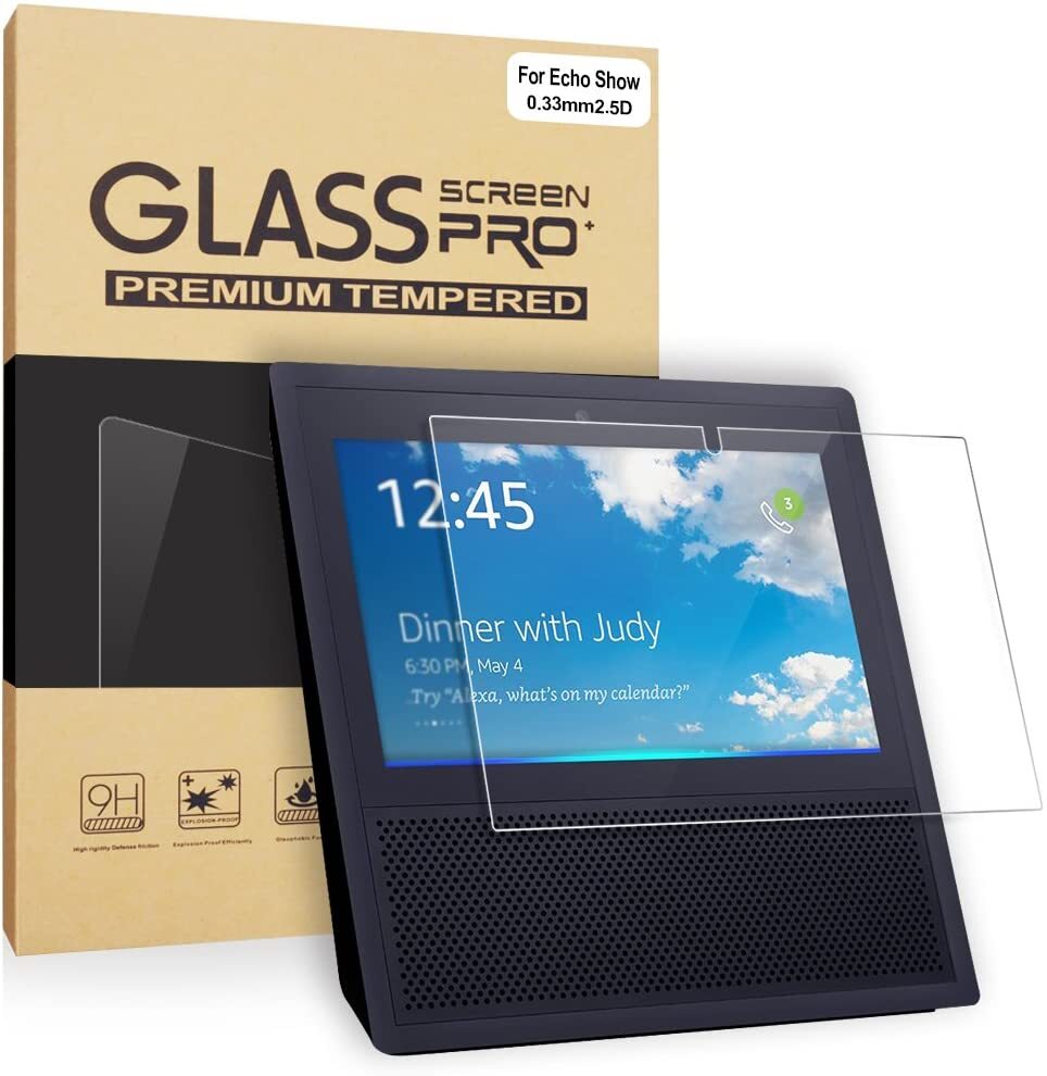 3x Tempered Glass Screen Protector For Amazon Echo Show 1st Generation 2017
