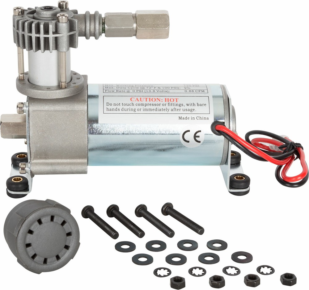 VIAIR 92C Silver Light Duty Compressor with Air Filter for Motorcycle - 12 Volt