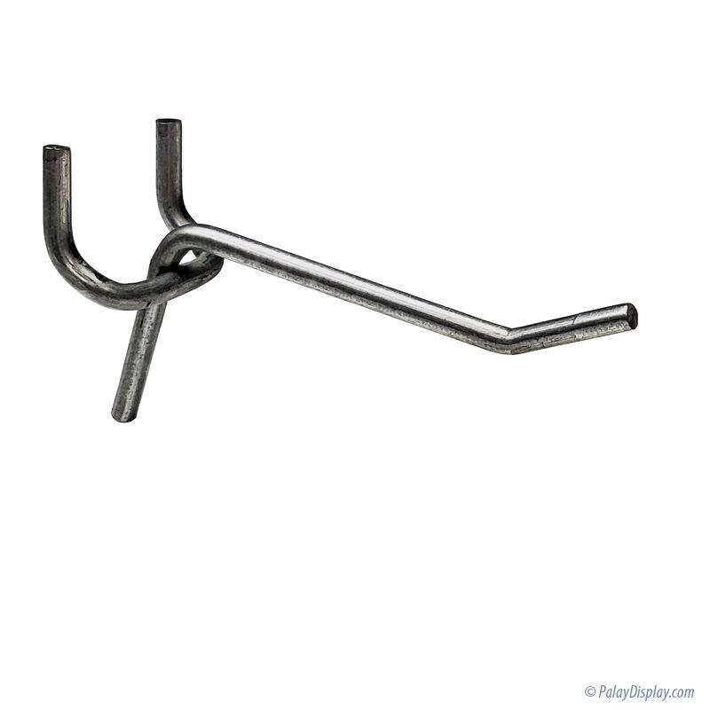 PEG HOOKS (25 50 200 PACK) 2" 4" 6" 8" 10" Straight Board Shelving 1/8" Steel