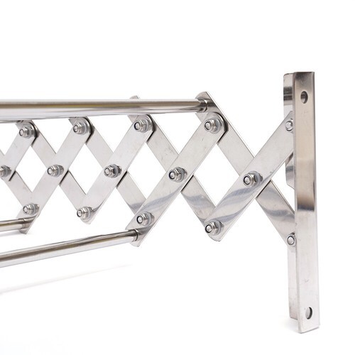 Wall Mounted Clothes Drying Rack Stainless Steel Retractable Laundry Drying Rack