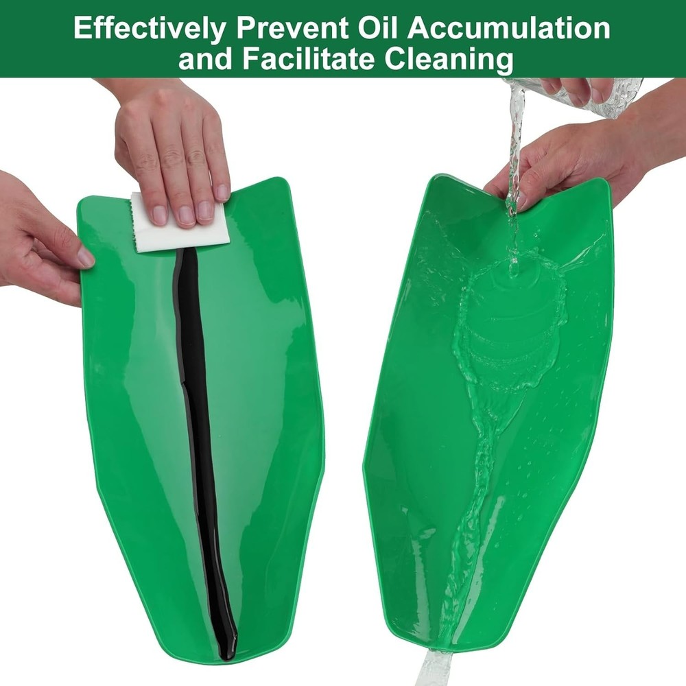 3PCS Reusable Oil Funnel Flexible Draining Tool Form a Foldable Funnel Moldable