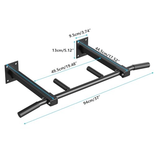 Wall Mount Pull Up Bar, Joist Beam Rafter Mount Pull-up Bar, Ceiling Black5