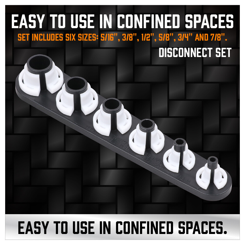 6pc Quick Disconnect Tool Set AC Fuel Line Transmission Parts GM Ford Chrysler